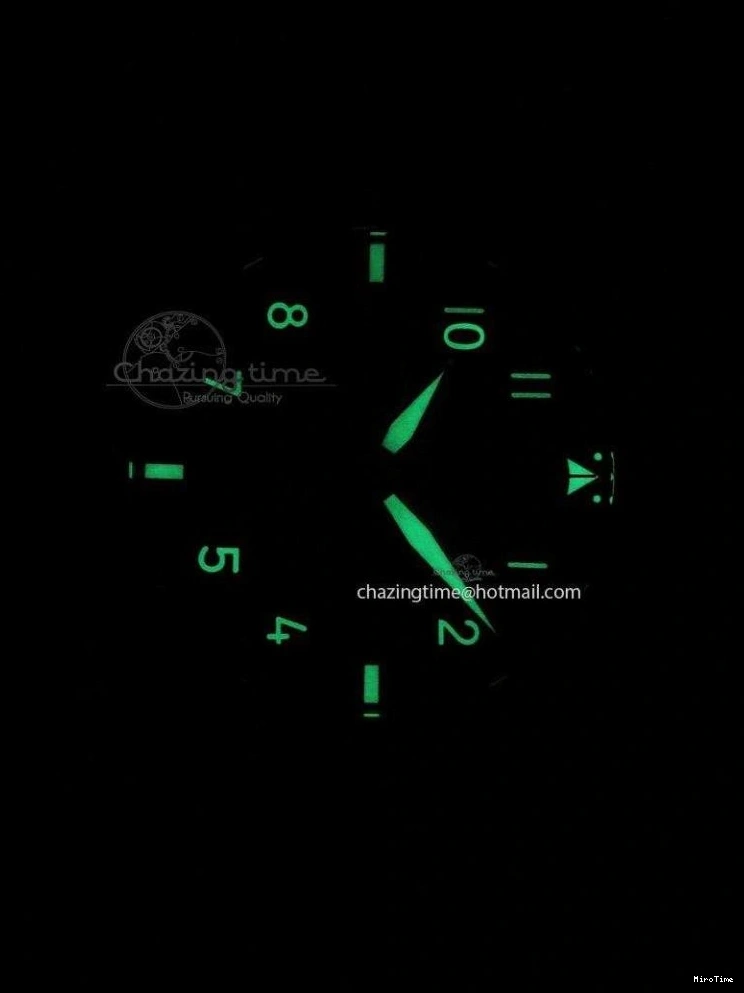 MIROTIME 0522 Pilot Chrono RG 3878 ZF Best Edition Grey Dial On Brown Leather Strap A UrbanChic 7330